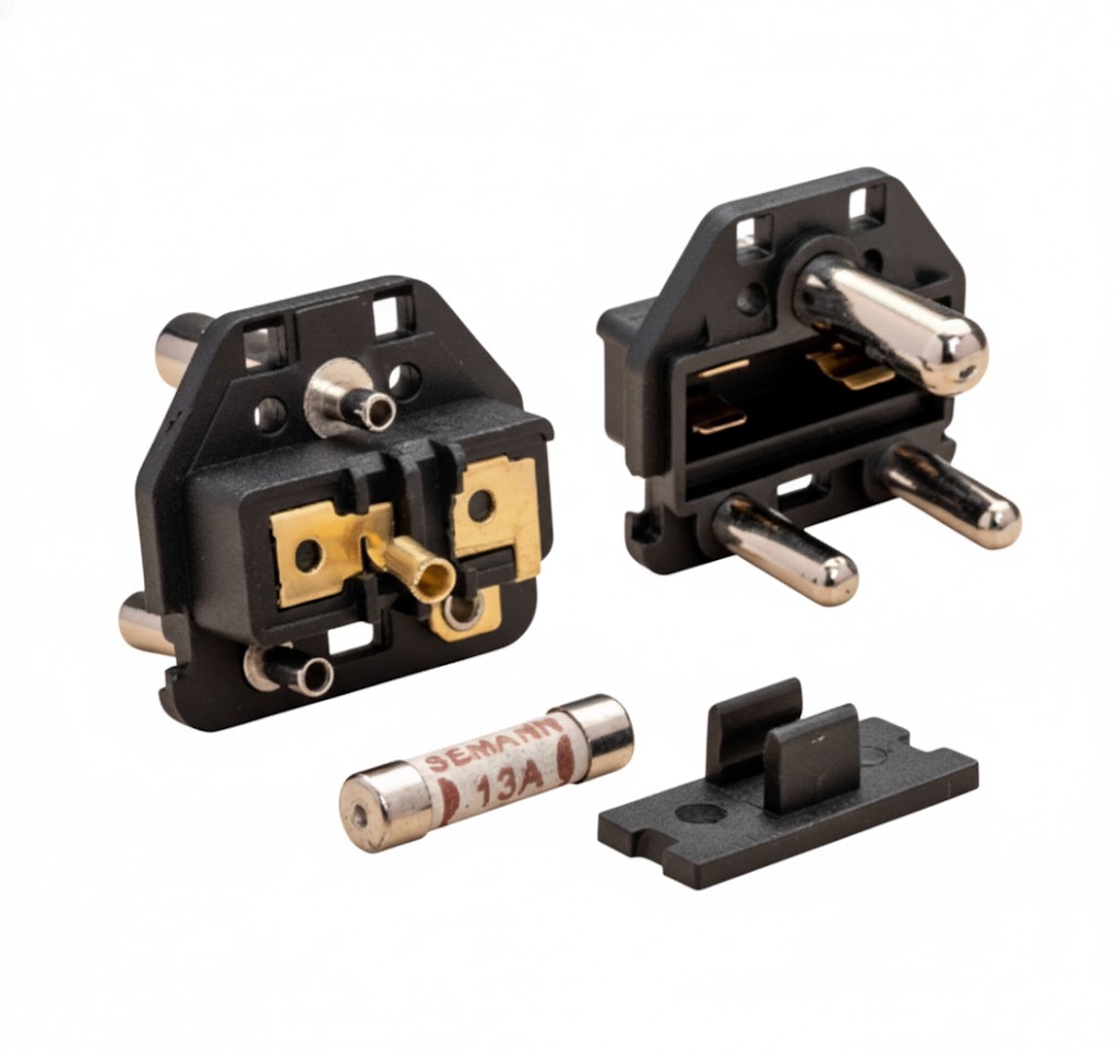 3-Pin 6 AMP Solid Crimp with Fuse