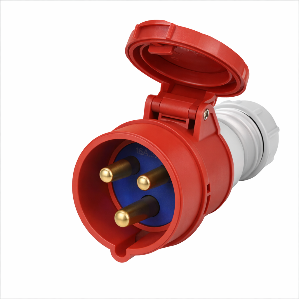Industrial Brass Plug Pins – 16A & 32A Connectors