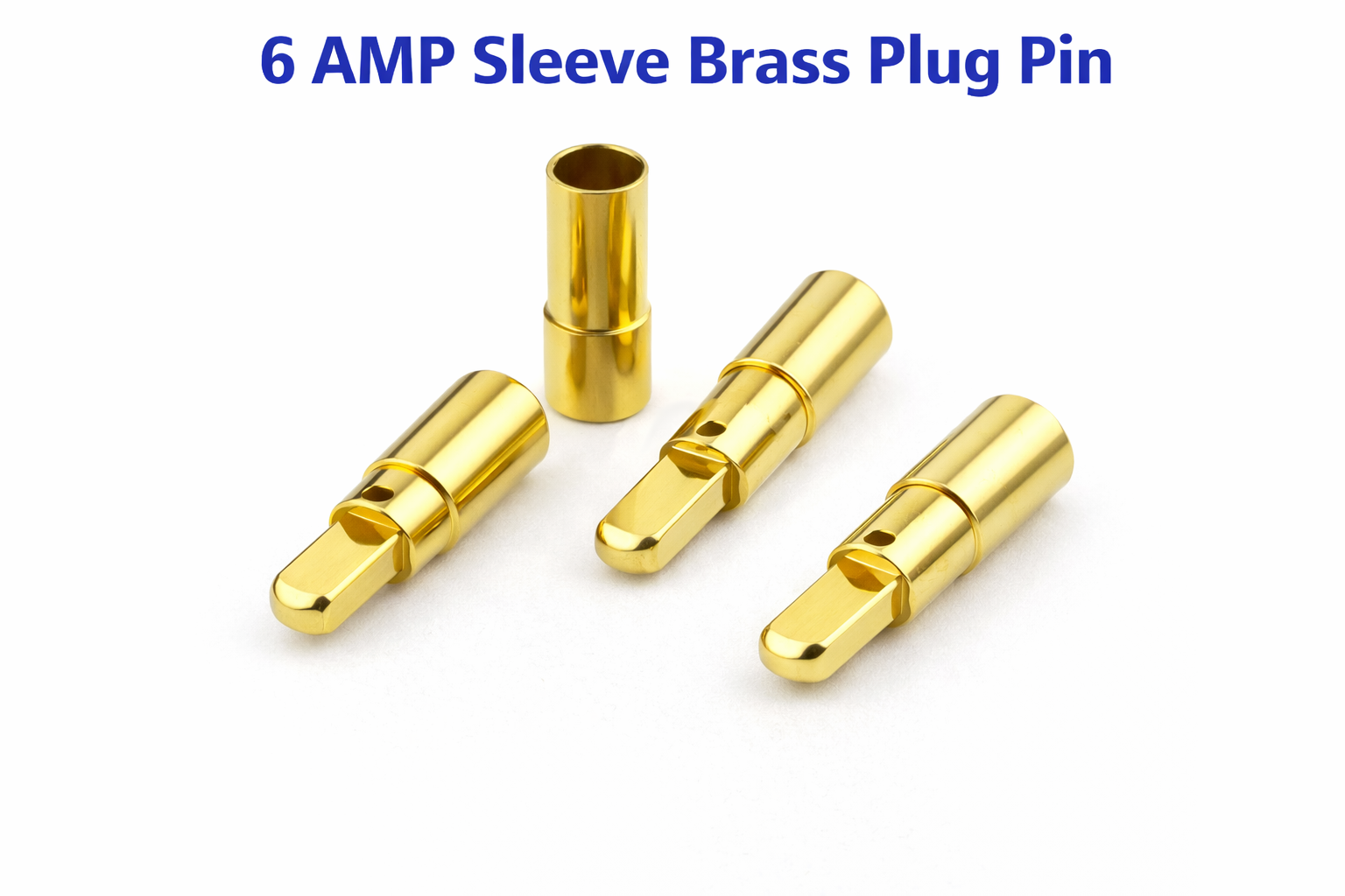 6 AMP Sleeve Brass Plug Pin