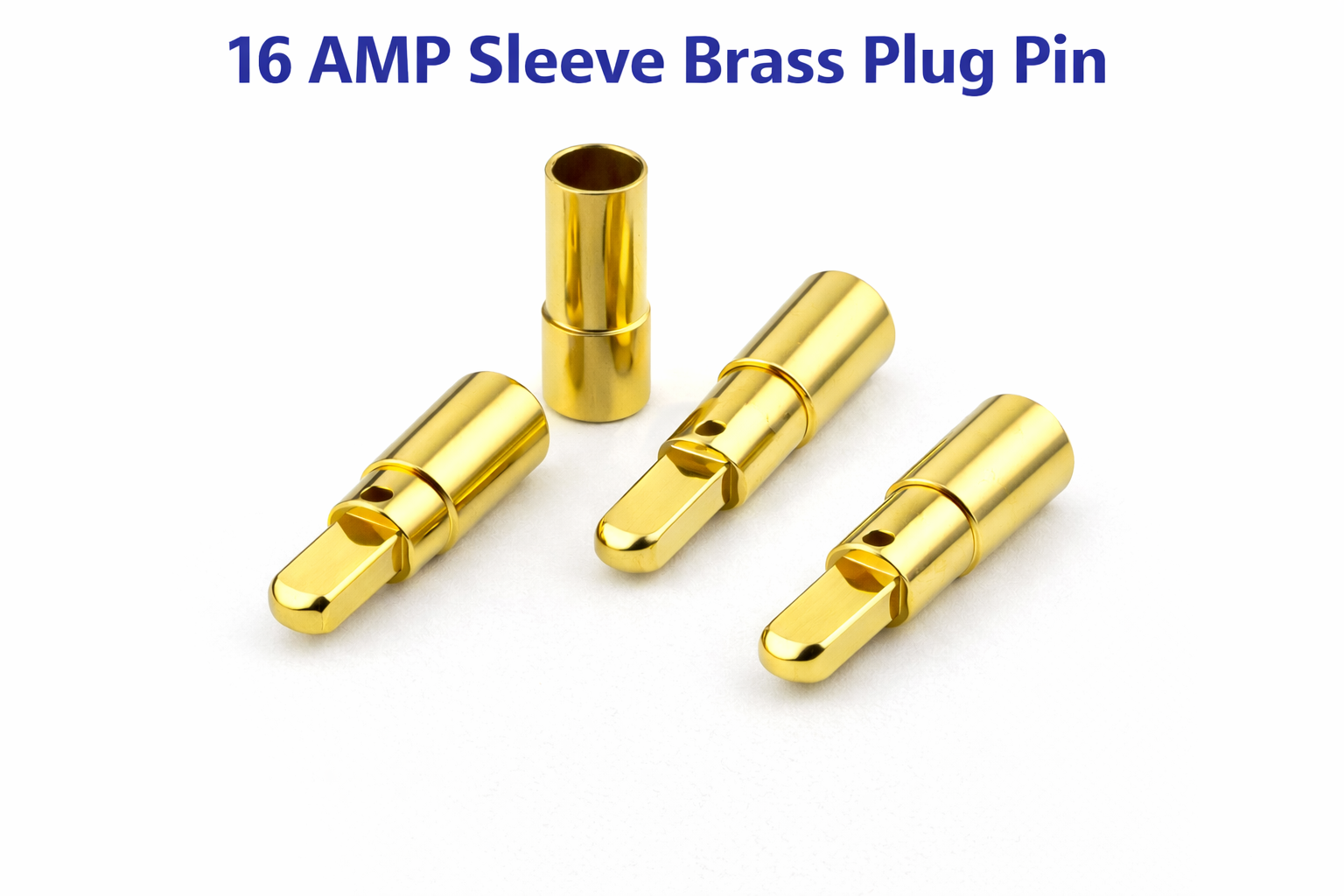 16 AMP Brass Plug Pins(Hollow)