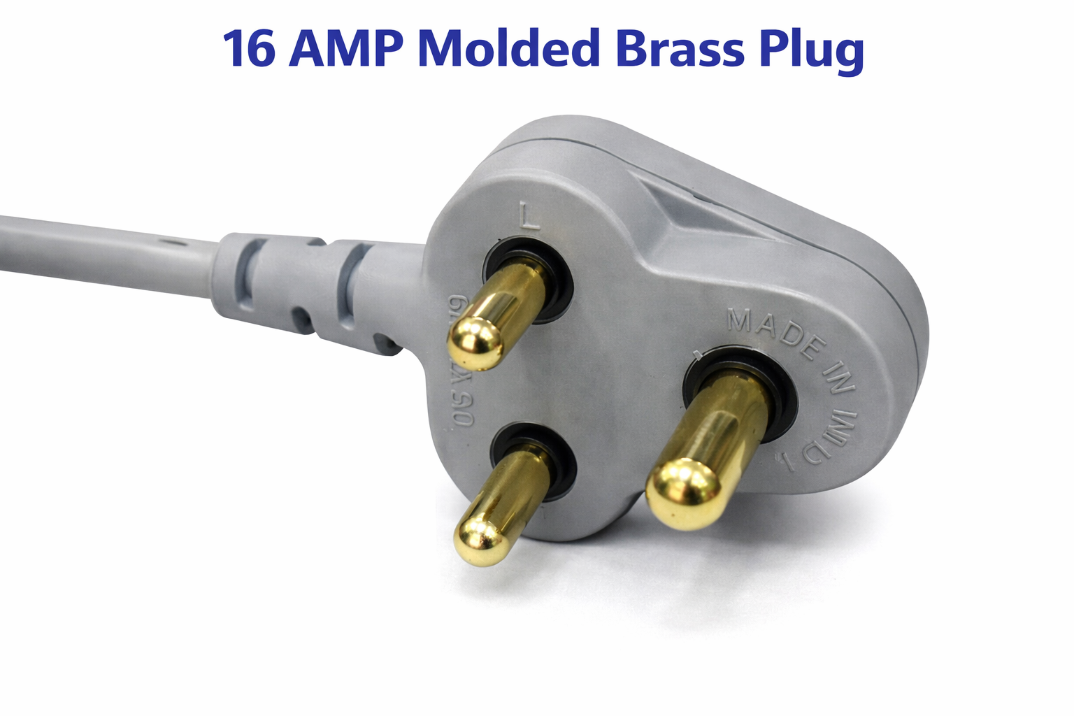 16 AMP Brass Plug Pins