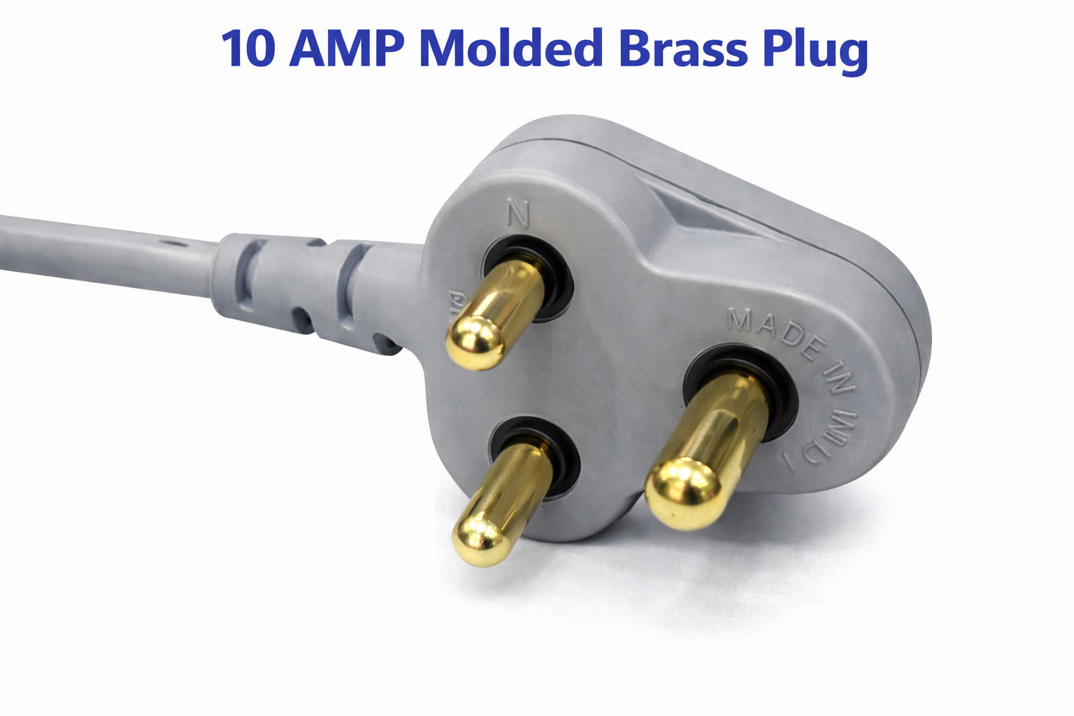 10 AMP Brass Plug Pins